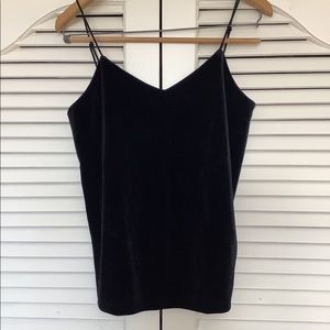 NWOT A New Day Back Velvet Spaghetti Strap Tank Size XS